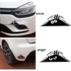 Funny Peeking Monster Car Stickers Decorate Smile and Anger Waterproof Fashion Automobile Styling kawaii Sticker Decal 2