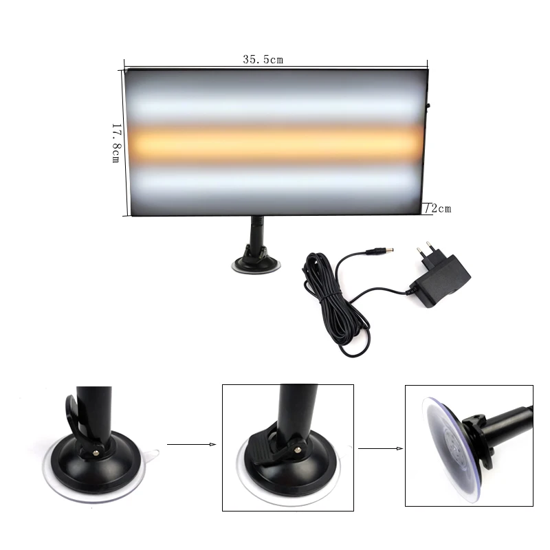 

highlight 110v/220v PDR Lamp suction cups lamp stand with adjustable lock line pipe car dent repair pdr tools acessorry