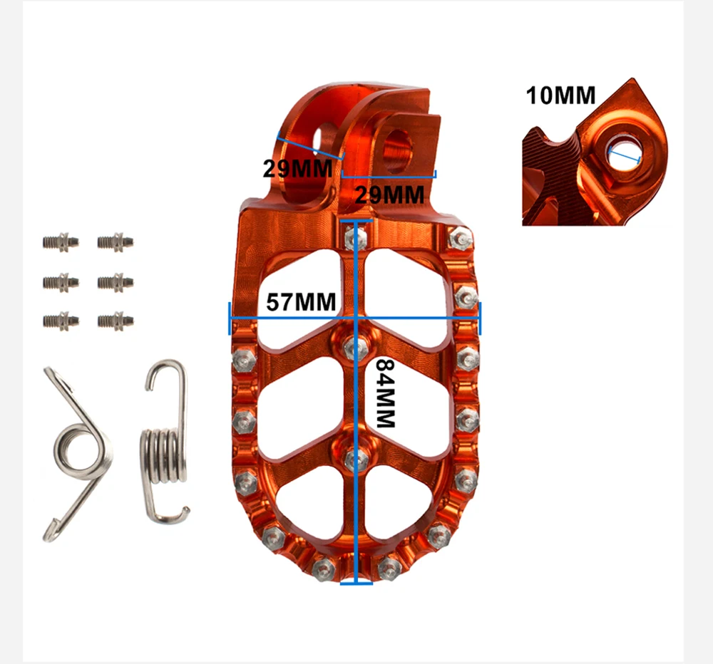 Мотоцикл Ножная Педаль колышки для KTM SX EXC 125 200 250 300 450 500 530 EXC-F 250 350 450 500 530 FREERIDE 250F 250R 350