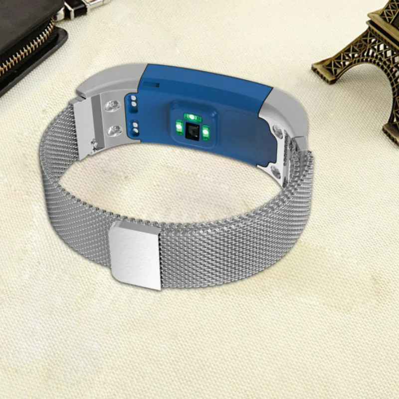Металл Милан петлевой ремень сменный ремешок для часы Garmin vivosmart HR+ плюс ремешок для наручных часов для подход X10/X40 браслет класса «Люкс»