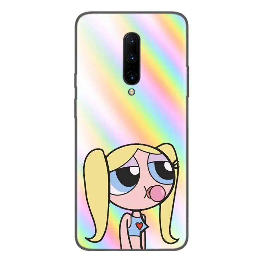 Черный чехол Powerpuff Girls для Oneplus 7Pro 1+ 7 Pro 6 6T 5 5T 3T художественный подарок узорчатый мягкий чехол для телефона - Цвет: BS215-9