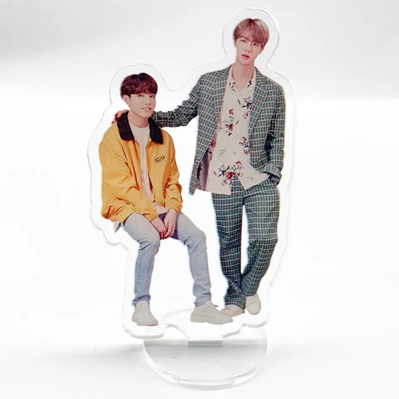 Bangtan обувь для мальчиков прозрачный Стенд Рисунок доска карта душа Persona JUNG KOOK JIMIN Творческий Настольный Декор FESTA мальчик с Luv - Цвет: 3