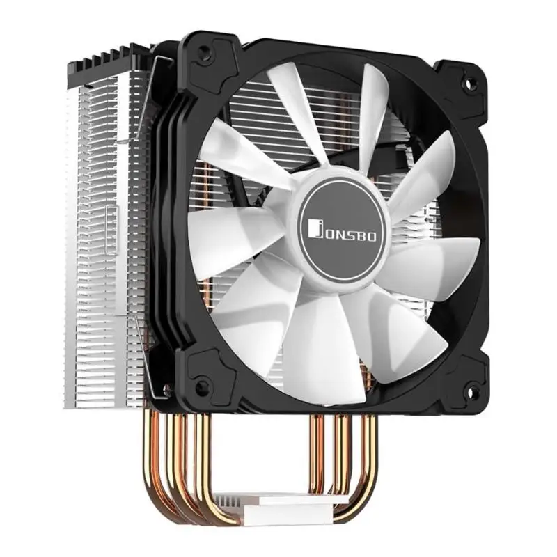 Jonsbo CR1000 светодиодный вентилятор для процессора с 4 тепловыми трубками PWM 4Pin Охлаждающий радиатор с гидравлическим подшипником для Intel/AMD