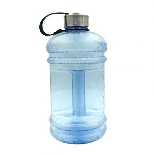 2.2L большая емкость, портативная пластиковая уличная бутылка для воды, спортивные бутылки для воды, герметичная, для кемпинга, скалолазания, бутылка для питья - Цвет: Light Blue