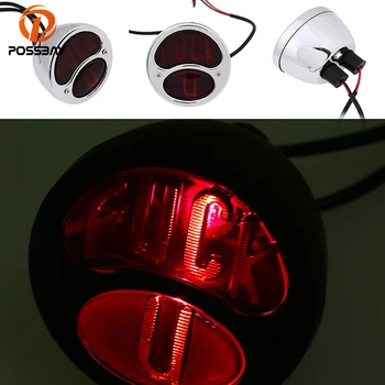

POSSBAY Motorcycle Tail Lights Bike Rear Taillight LED Brake Flasher Light For Harley Honda Yamaha Chopper Bobber Cafe Racer