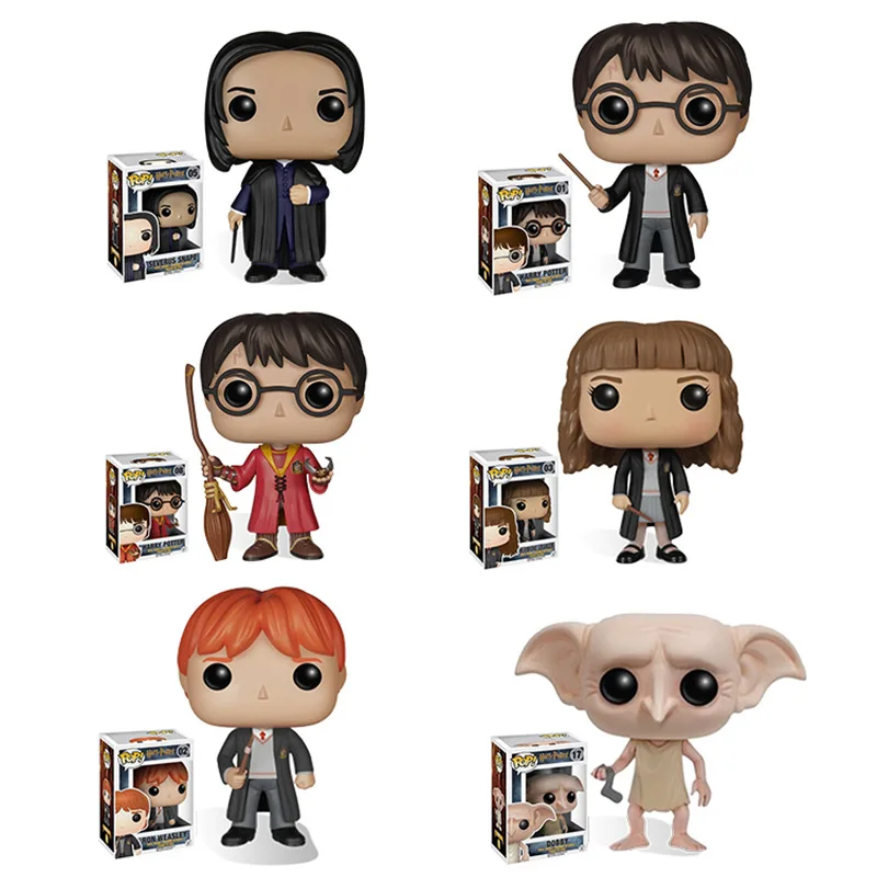 Funko pop Фигурки ПВХ Гарри Поттер Снейп Гермиона украшения кукла игрушка для детей Рождественский подарок на день рождения