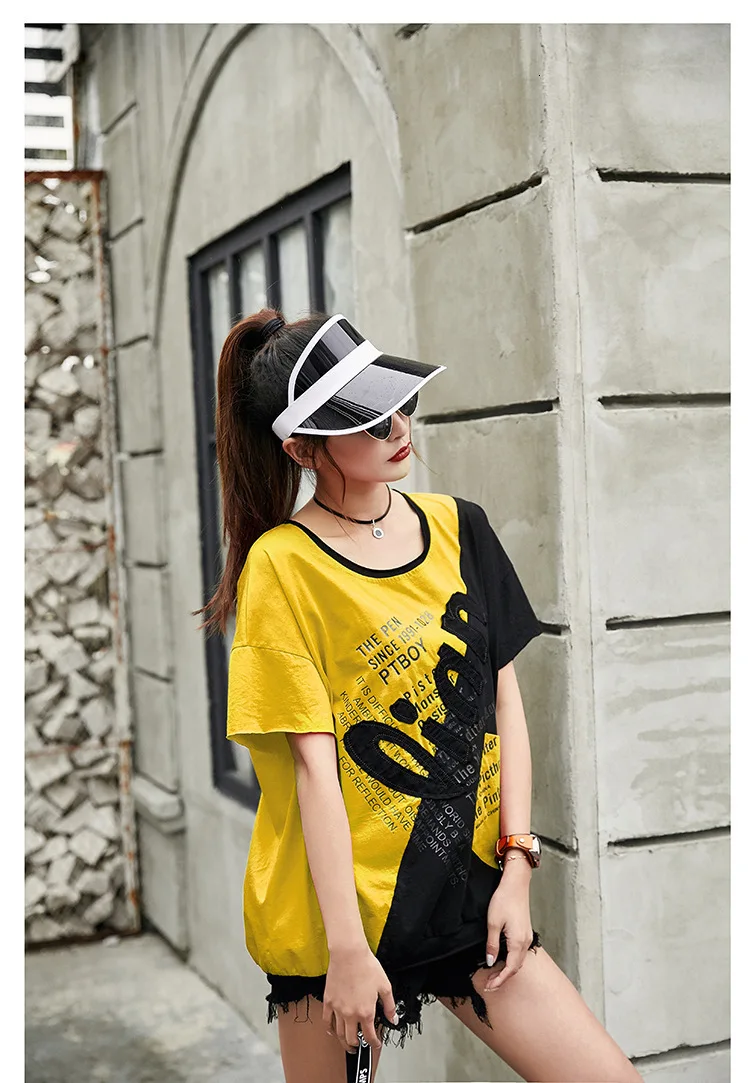Max LuLu модная Роскошная Корейская одежда женские летние винтажные Топы женские Лоскутные негабаритных футболки с вышивкой повседневные футболки
