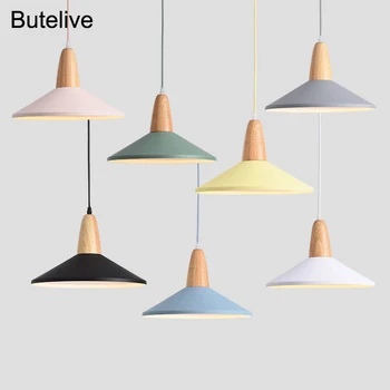 

Modern Pendant Lights Nordic Industrial Metal Pendant Lamp for Dining Room Kitchen Vintage Retro Hanging Light Fixture E27 Base