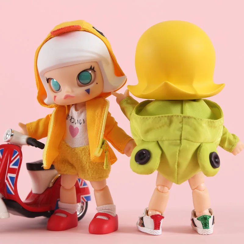 Ob11 Одежда для кукол куртка 1/12 bjd красивый узел круг свиньи это Молли одежда