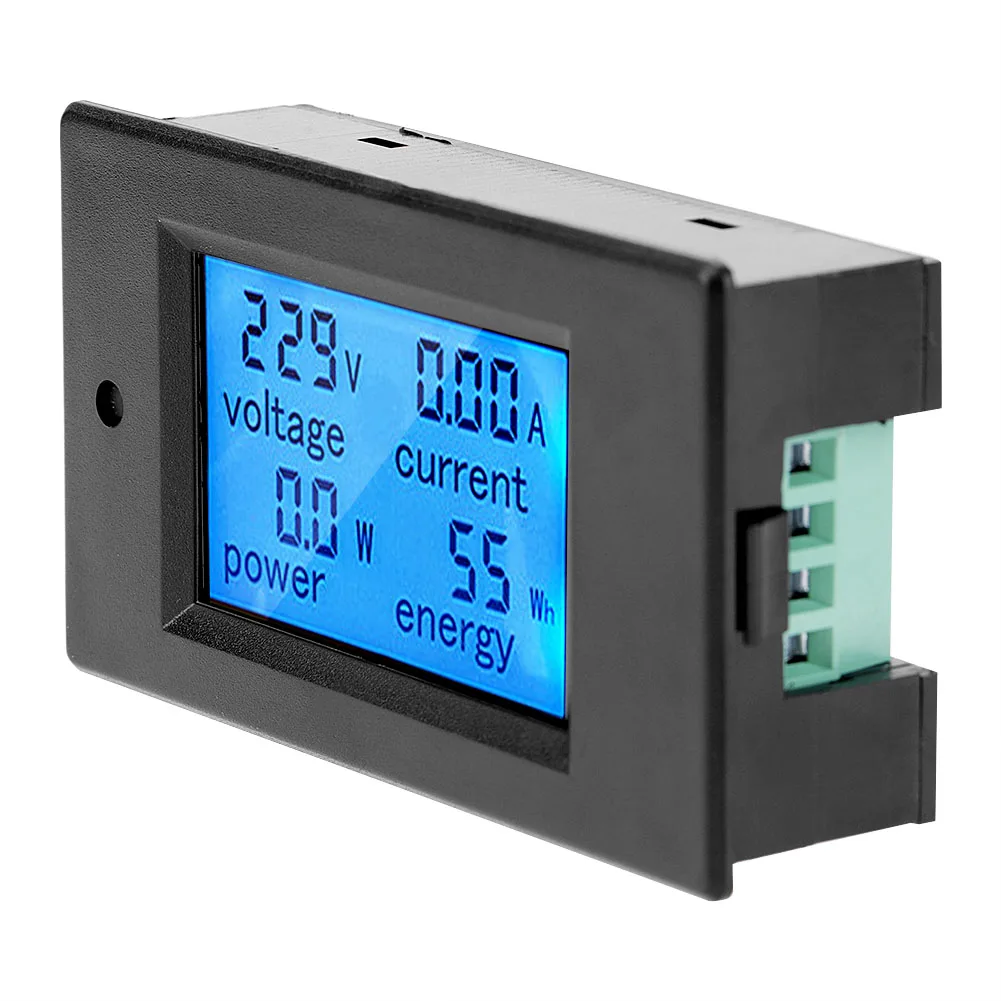 Высокое качество 100A AC 80~ 260 в цифровой измеритель мощности монитор напряжения кВтч Ватт-Вольтметр Амперметр Измерение мощности подсветка