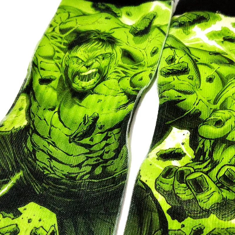 Новинка мужские прямые носки Spider Hulk удлиненные утолщенные высококачественные