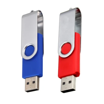 

2 Pcs Mini Memory Stick USB 2.0 Memory 512MB Flash Drive Gift Blue & Red