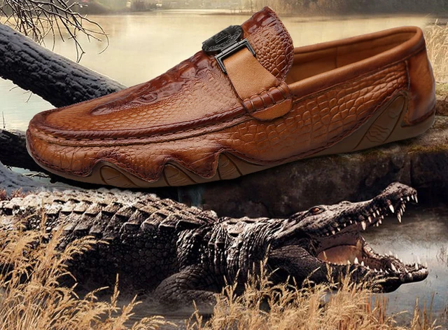 GUCCI Alligator Crocodile Leather Biker Jacket Coat Size 54 Euro