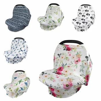 

Nursing Breastfeeding Cover Scarf, Baby Car Seat Canopy, Canopies, Shopping Cart, Stroller, Carseat Covers for Girls and Boys