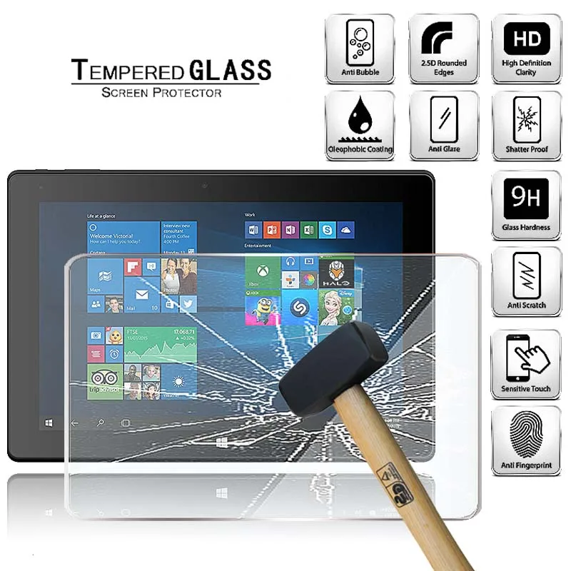 

Tablet Tempered Glass Screen Protector Cover for Linx 10V32 10 Inch Full coverage Anti-Scratch Explosion-Proof Screen