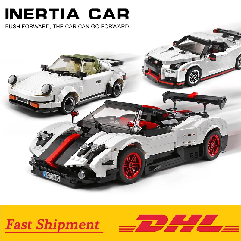 

Technic New Pagani Zonda Cinque Roadster Car Compatible with Legoings MOC-22208 Buidling Blocks Toys for Children