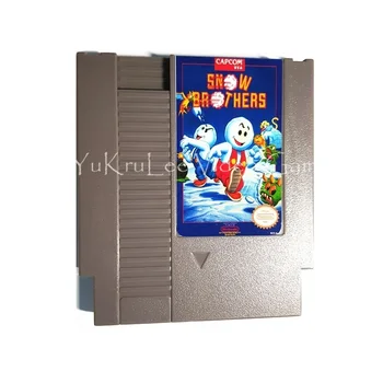 

Snow Brothers Video Game Cartridge Card for Nintendo 72 Pin NES Console EU/US Universal Version
