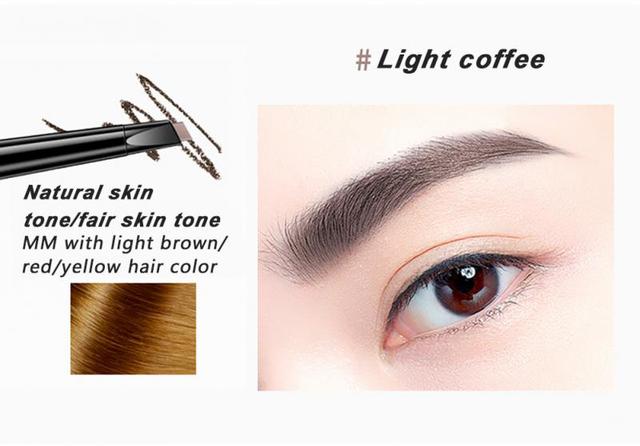 Head Eyebrow Pencil Ultra Fine Triangle Long Lasting Waterproof 5 Colors Eye Brow Pen Tint Mascara Make Up Enhance Brown
