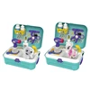Best Offers Pet Care Play Set Grooming Kit Pretend Play Pet Bag Simulation Pet Backpack for Kids 1005001586103062