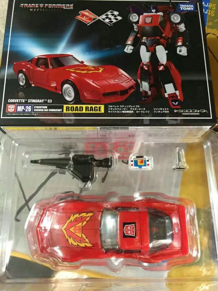 TAKARA TOMY Трансформеры роботы MP-26 MP26 красный женский автомобиль Rage с монетой деформации Фигурки игрушки коллекции