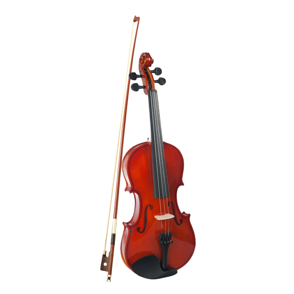 Professional 1/4 Size Acoustic Violin with Carrying Case and Bow for Kids Students Beginners Practice