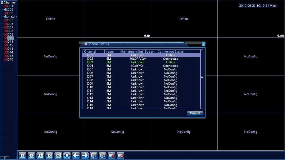 MISECU H.265 4CH 1080P камеры видеонаблюдения системы AI обнаружения человека камера безопасности двухстороннее аудио наружное водонепроницаемое видеонаблюдение