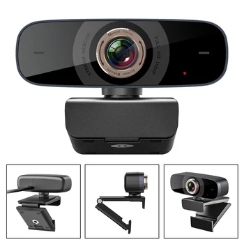 

Manual Focusing 1080P HD USB Web Camera Desktop Computer Chatting Streaming Gaming PC Laptop 826M Meeting Built-in Microphone