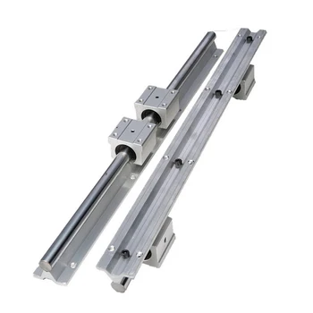 

SBR Linear guide rail 2pcs SBR20 / SBR16 / SBR12 any length+ 4pcs SBR20UU / SBR16UU / SBR12UU linear bearing blocks for CNC Rout