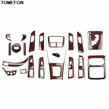 

TOMEFON For Subaru Forester 2008 09 10 11 2012 ABS Special Wood Glasses Armrest Doors Handle Gear Cup Center Sonsole Trim Frame