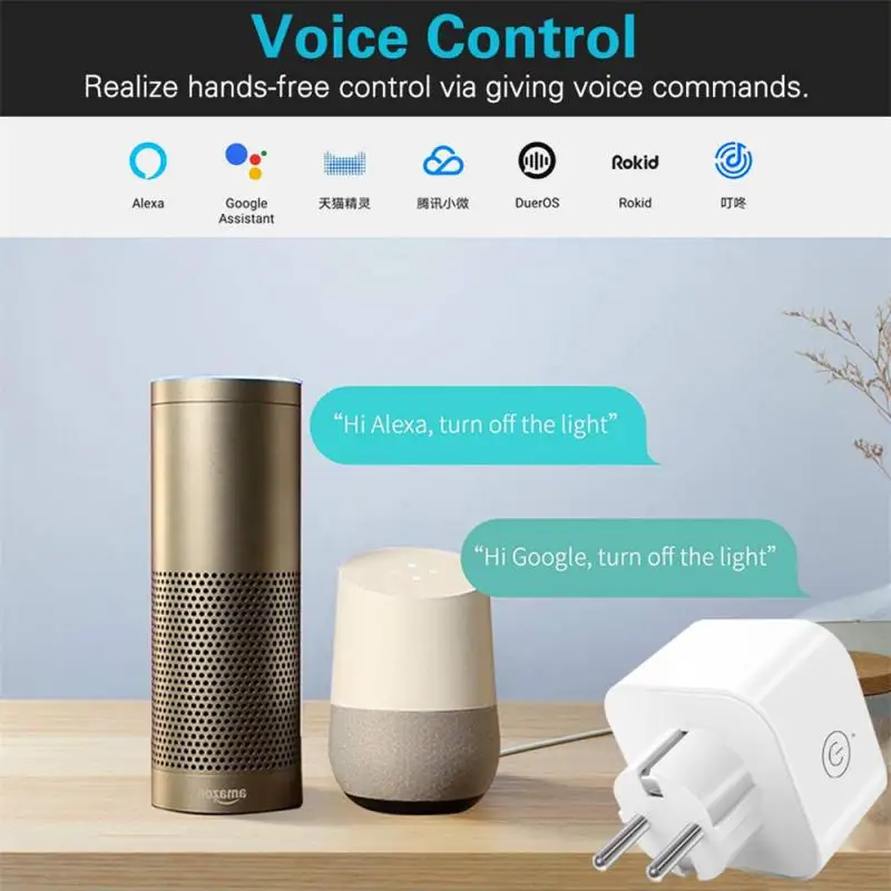 

1PC Smart Plug EU 10A Timer Socket Smart Wireless Remote Socket Smart Timer Plug