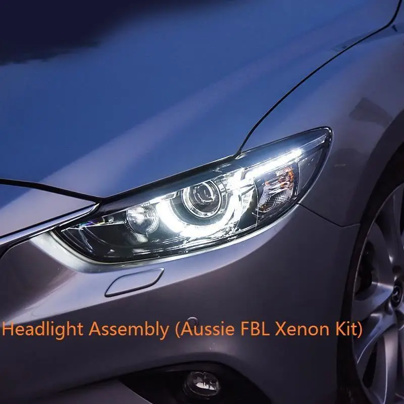 Аксессуары для дневных ходовых огней в сборе Cob Drl автомобилей Luces Led Para авто освещение фары 17 18 для Mazda Atenza - Цвет: Number 7
