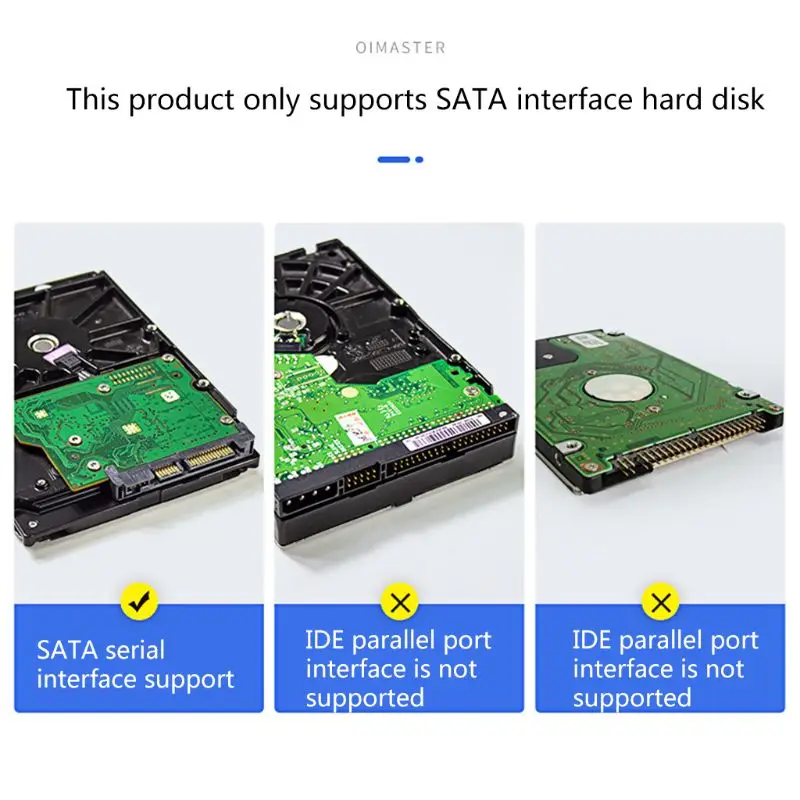 MR-6203 2,5/3," Внутренний HDD SSD Чехол Коробка двойной USB жесткий диск Корпус для ПК