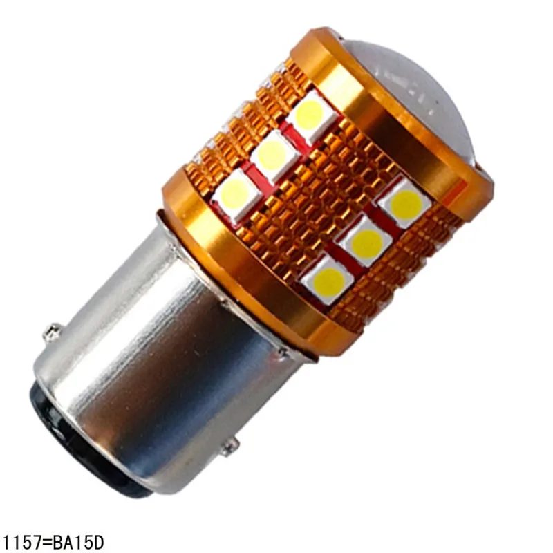 Пара BAU15S BA15S 1157 1156 BAU15S 3030 24SMD красный желтый белый для автомобиля стоп-сигнал поворота светодиодный свет лампы Play& Plug
