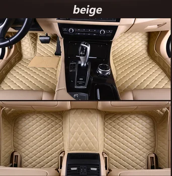 

MSUEFKD Suitable for all models of Toyota Benz BMW leather car floor MATS for luxury customized waterproof floor MATS