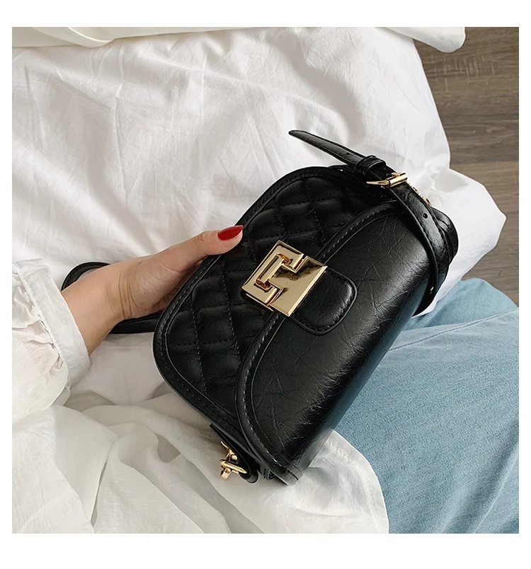 Корейская версия Soft Shell типа «сэндвич мешок с застежкой-молнией один Чистый Цвет PU Для женщин сумка одного на плечо округлая сумка