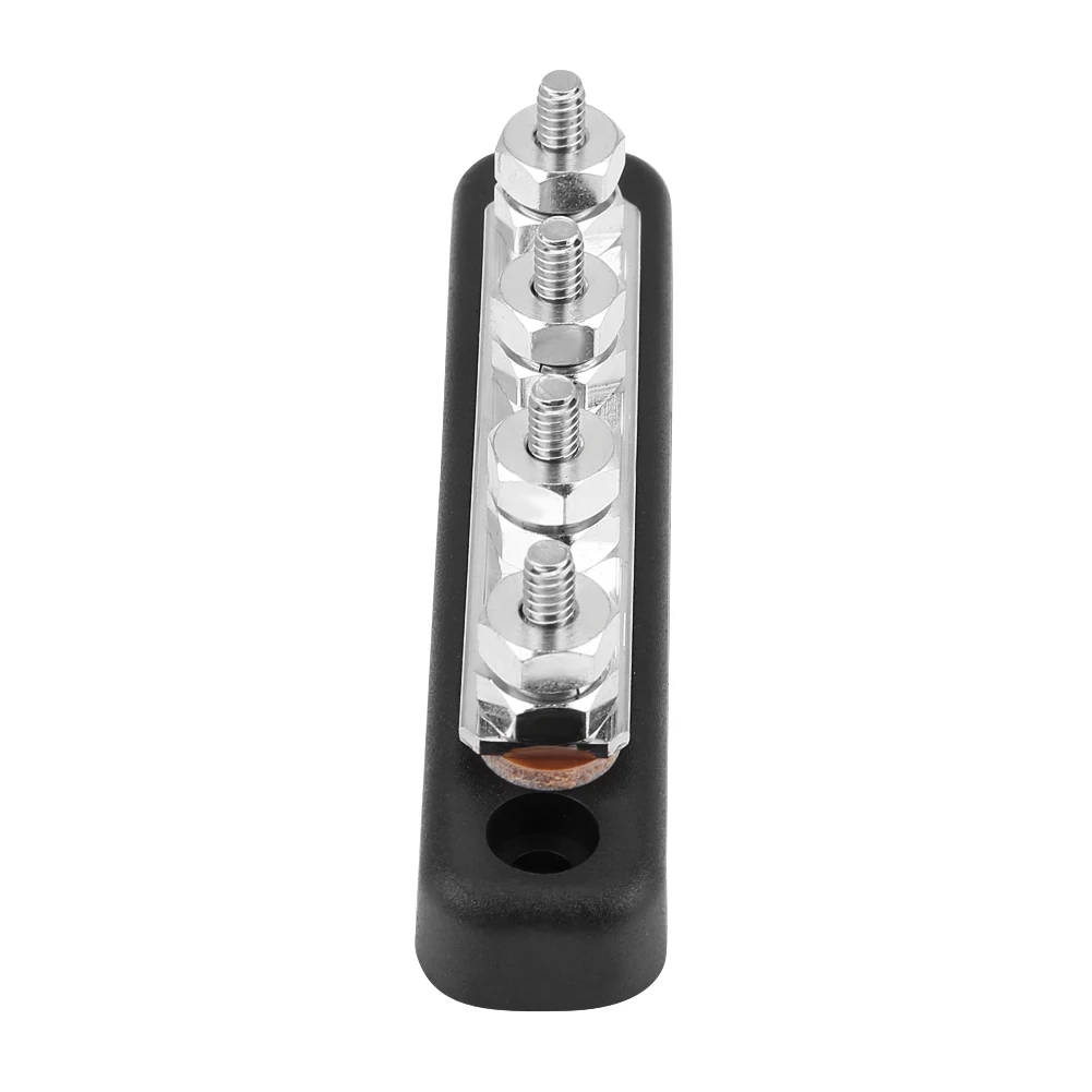 Bloco de Fibra de Vidro Feito em Aço v 4 Pregos Bus Bar Elétrica Junção Terminal Reforçada Nylon Bronze Inoxidável ac 300v dc 48 100a 12 Pregos Bus Bar Elétrica Junção Terminal Bloco