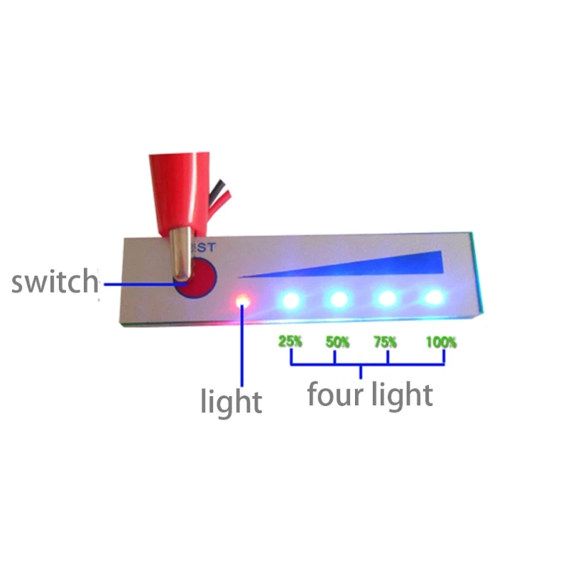 3S 12.6V Lithium Battery Capacity Indicator Electricity Power LED Display Board for 18650 or other