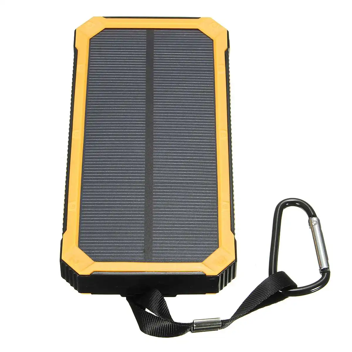 LEORY 300000 мАч Солнечное зарядное устройство power Bank портативное Внешнее зарядное устройство с двумя USB зарядное устройство для кемпинга - Тип штекера: yellow