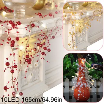 

Hot Fairy Lights Garland Curtain Lamp Remote Control USB String Lights New Year Christmas Decorations for Home Bedroom Window