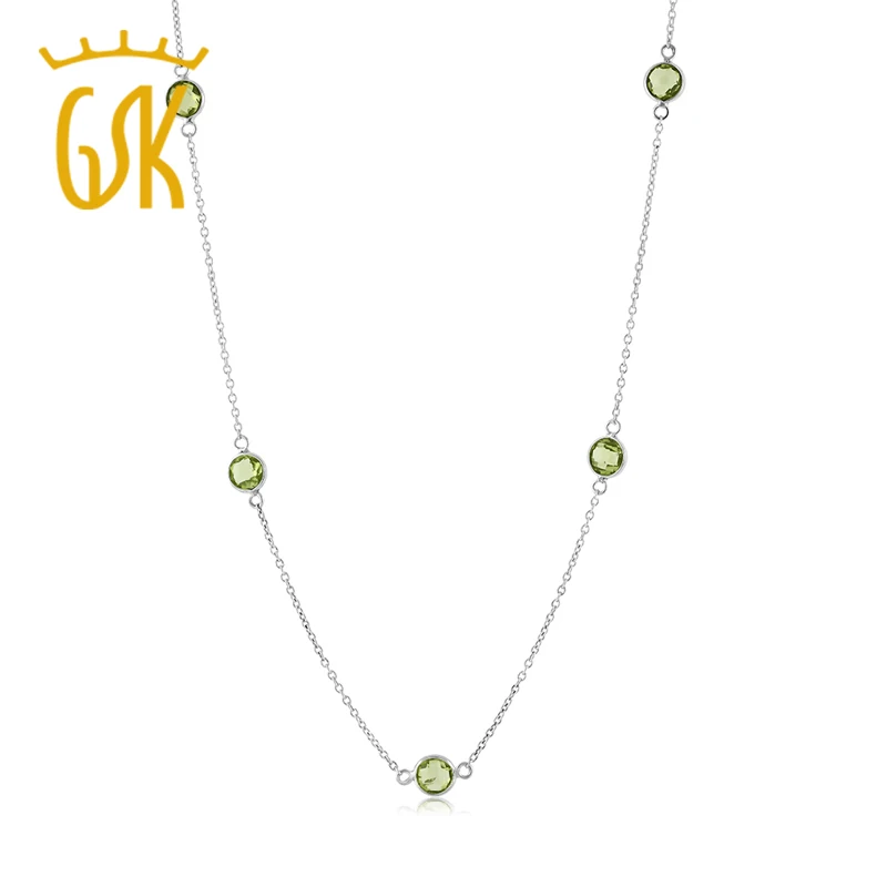 GemStoneKing 110 00 Ct Твердые ювелирные изделия из стерлингового серебра 925 пробы зеленое