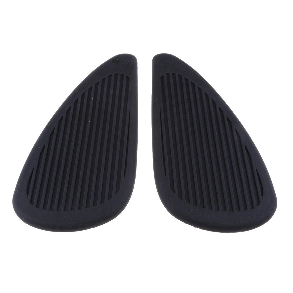 Pair Motorcycle Tank Traction Pad Side Fuel Gas Grips Decals for Yamaha
