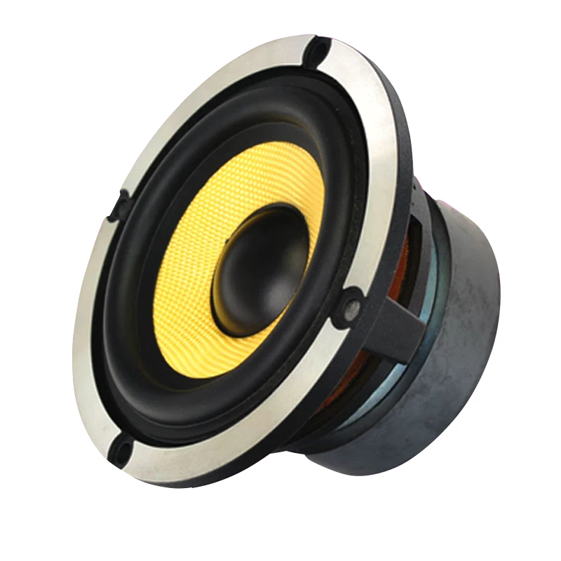 80W Mid Bass Speaker 3 Inch 4Ohm Mid Range Driver Fiber Glass Woofer Loudspeaker Home Theater DIY 1pc bluetooth speaker audio speakers tweeter speaker bookshelf speakers speaker repair parts