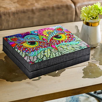 

Special-shaped Diamond Painting Butterfly Resin Jewelry Box Decorative Container Cosmetics Storage Container Sundries Case