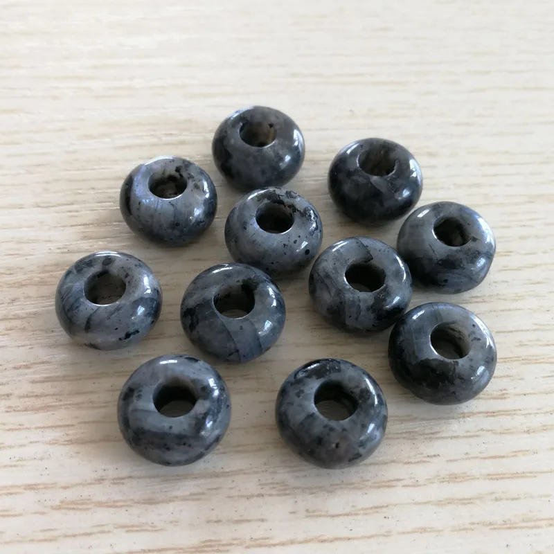 

Fashion 14x8mm round spectrolite beads natural ShimmerStone 50Pcs big hloe for jewelry making Necklace Earrings accessories