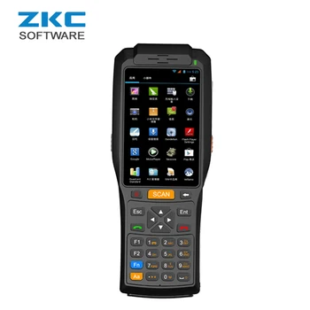 

WCDMA 4G Android Handheld invoicing Laptop Computer with built in Thermal Printer ZKC PDA3506