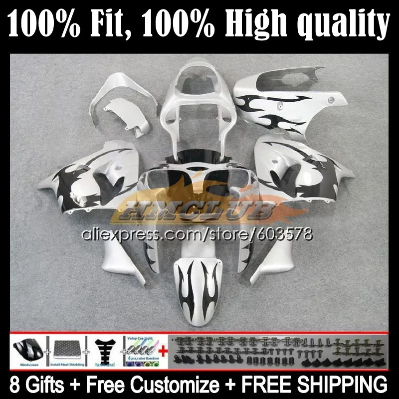 Корпус OEM для KAWASAKI NINJA ZX9 ZX 9R 9 R 900CC ZX9R 02 03 119CL.64 ZX900 900 CC ZX-9R 2002 2003 инъекция обтекатель