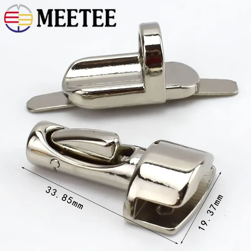 5/10 шт. Meetee металлический поворотный замок оснастки сумка пряжки застежка для замены Сумка Кошелек Сумочка аппаратный аксессуар E6-14