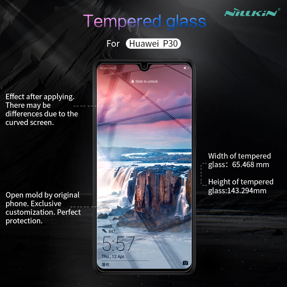 Для huawei mate 30 20 X P30 P20 Lite стеклянный протектор экрана Nillkin 9H защитное закаленное стекло для huawei Honor 20 Pro