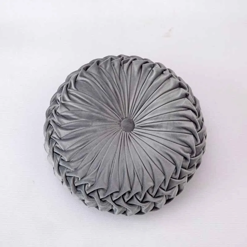 grey pumpkin Круглая декоративная подушка в виде тыквы для дивана, стула, заднего сиденья, поясничные подушки, детская комната, свадебное украшение, плюшевая игрушка - Цвет: grey pumpkin
