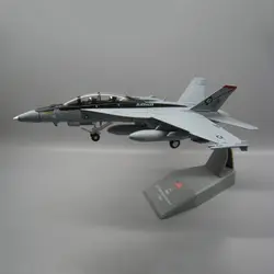 1/100 военная модель ToysF18F-18F/A-18 Боинг Hornet Strike Fighter США армия ВВС литой металлический самолет игрушка модель Коллекция